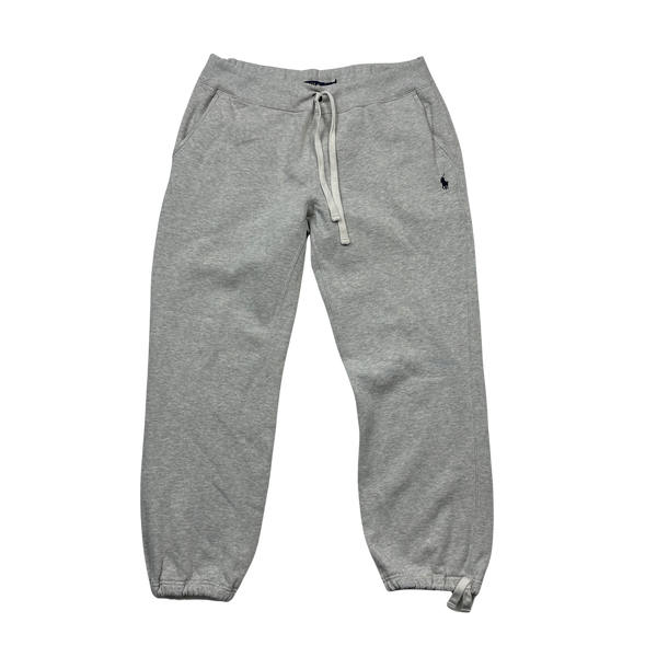 Ralph Lauren Light Grey Cotton Joggers - Medium