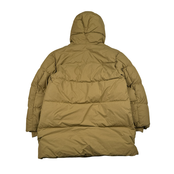 Adidas Spezial X CP Company Camel Down Puffer Spellout Jacket - Medium