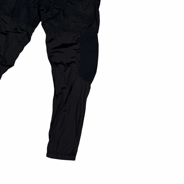 Stone Island 2019 Black Nylon Crinkle Reps Lightweight RE T Cargo Trousers - 32" (Medium)