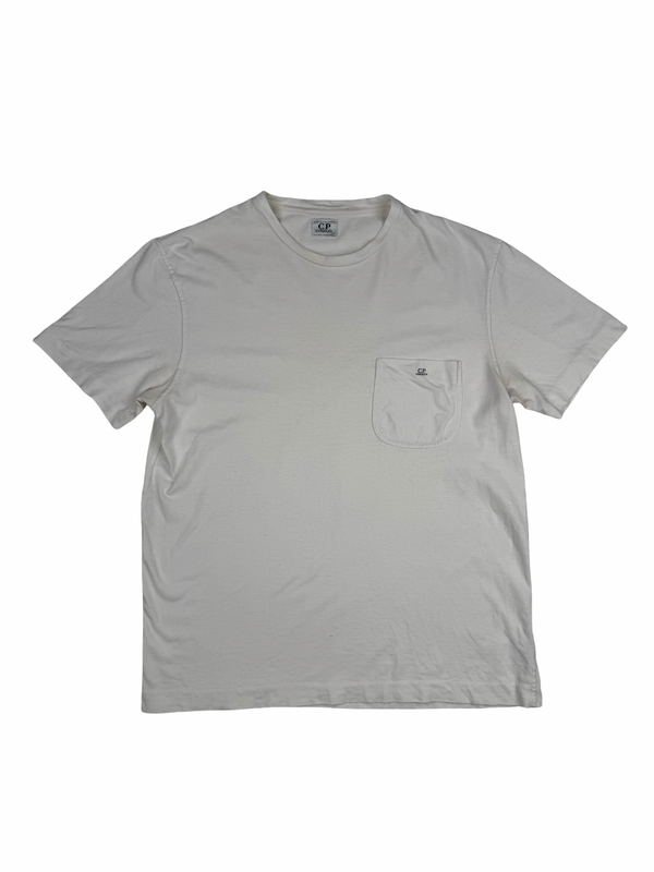 CP White Spellout Logo T-shirt - Large
