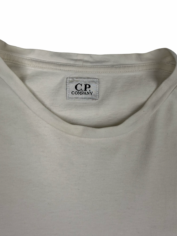 CP White Spellout Logo T-shirt - Large