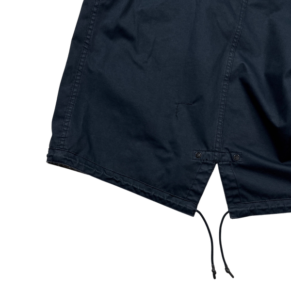 Stone Island Reversible Silver Spaceman Raso Gommato Jacket - Medium