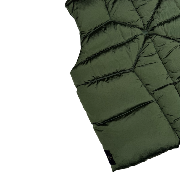 Stone Island 2022 Green Nylon Metal Down TC Gilet - Large