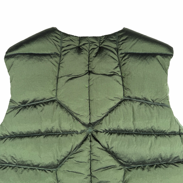 Stone Island 2022 Green Nylon Metal Down TC Gilet - Large