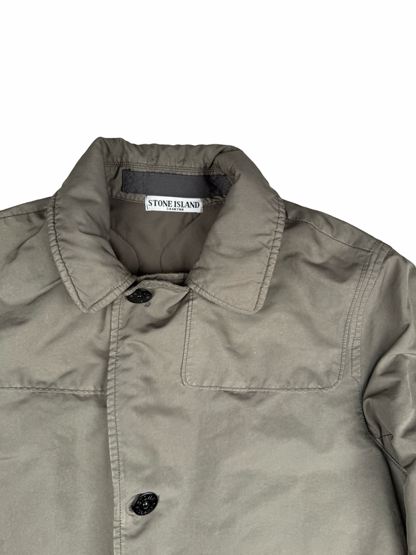 Stone Island David-TC Quilted Trench Coat - Large