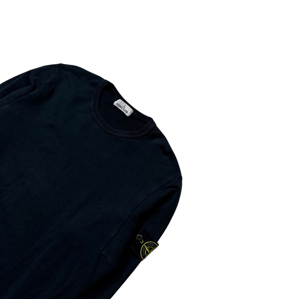 Stone Island 2016 Dark Navy Cotton Crewneck Sweatshirt - Medium