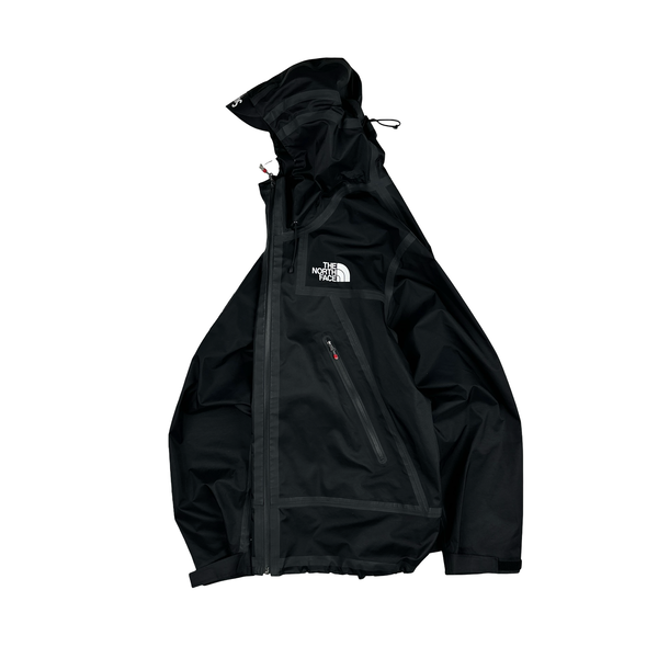 Supreme X North Face Black Spellout Summit Series Waterproof Jacket - XL