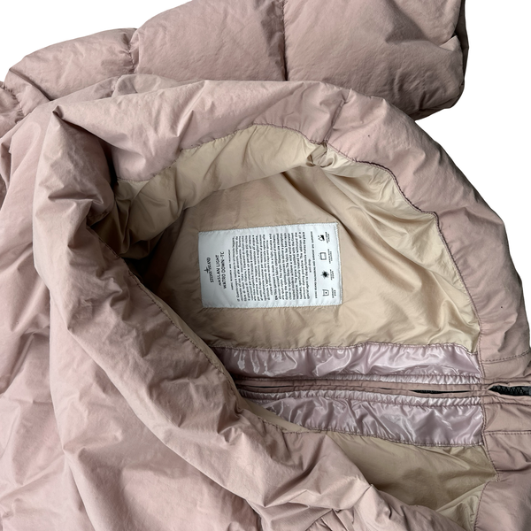 Stone Island 2022 Pink Naslan Light Watro Down TC Puffer - XL
