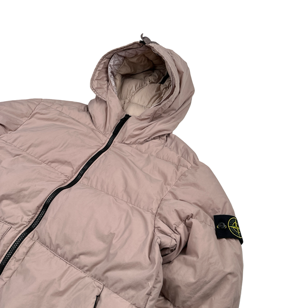 Stone Island 2022 Pink Naslan Light Watro Down TC Puffer - XL