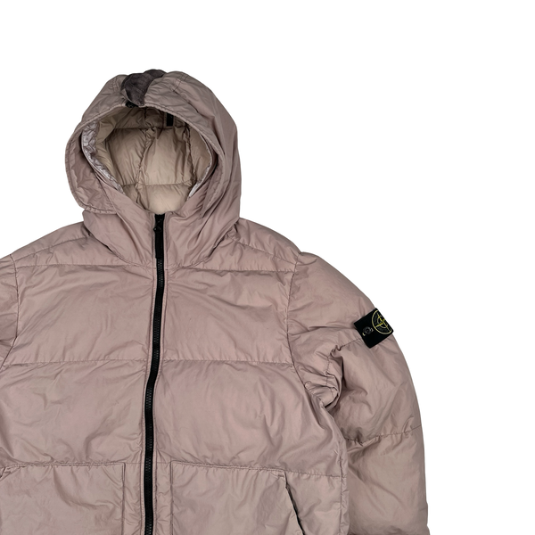 Stone Island 2022 Pink Naslan Light Watro Down TC Puffer - XL