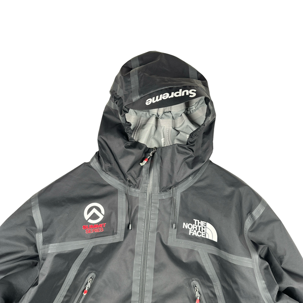 Supreme X North Face Black Spellout Summit Series Waterproof Jacket - XL