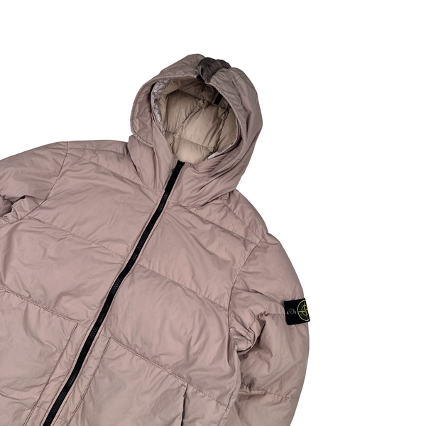 Stone Island 2022 Pink Naslan Light Watro Down TC Puffer - XL