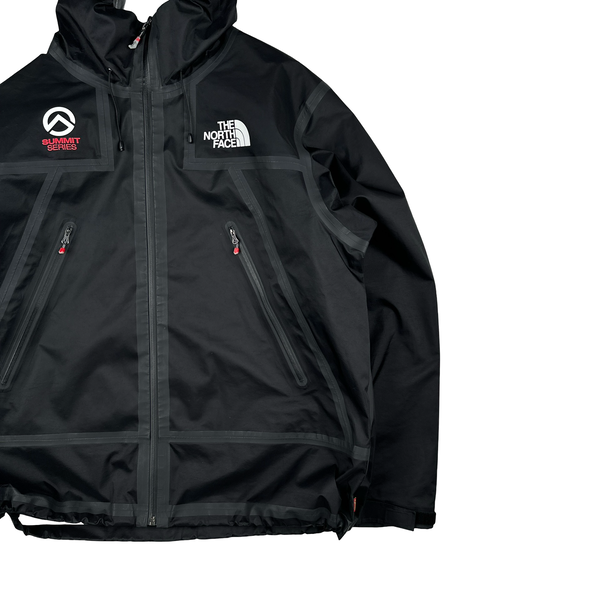 Supreme X North Face Black Spellout Summit Series Waterproof Jacket - XL