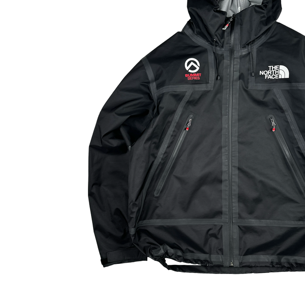 Supreme X North Face Black Spellout Summit Series Waterproof Jacket - XL