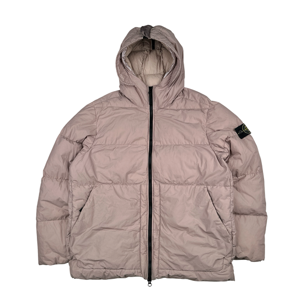 Stone Island 2022 Pink Naslan Light Watro Down TC Puffer - XL