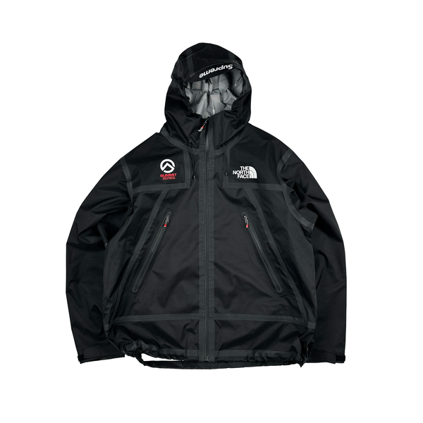 Supreme X North Face Black Spellout Summit Series Waterproof Jacket - XL