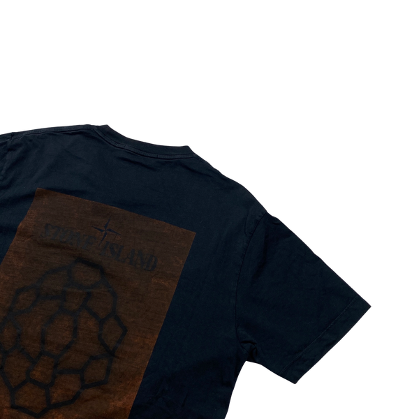 Stone Island Black Graphic T Shirt - XL