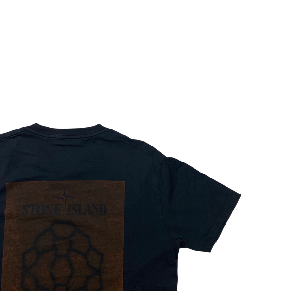 Stone Island Black Graphic T Shirt - XL