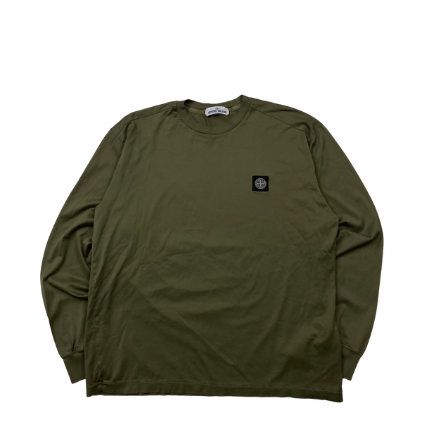 Stone Island 2020 Khaki Longsleeve Top - XXL