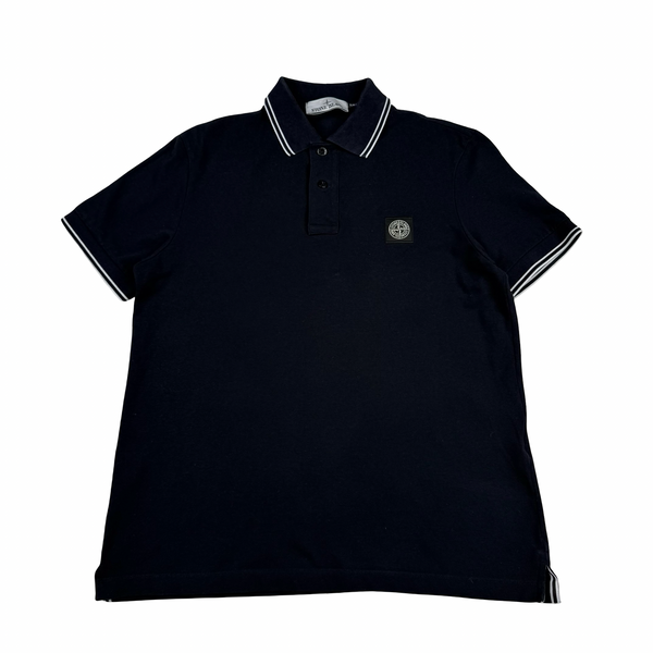 Stone Island 2022 Navy Polo Shirt - Medium