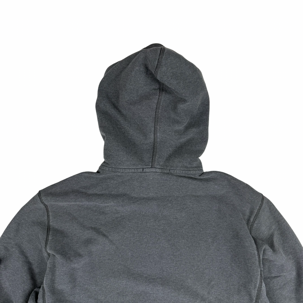 Stone Island Grey 2017 Zipped Hoodie - Medium