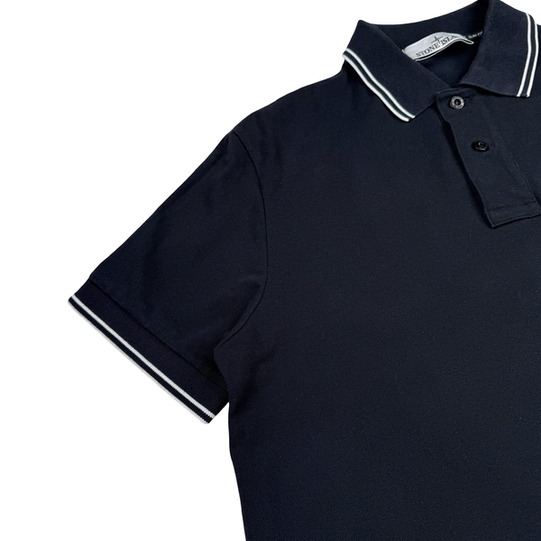 Stone Island 2022 Navy Polo Shirt - Medium