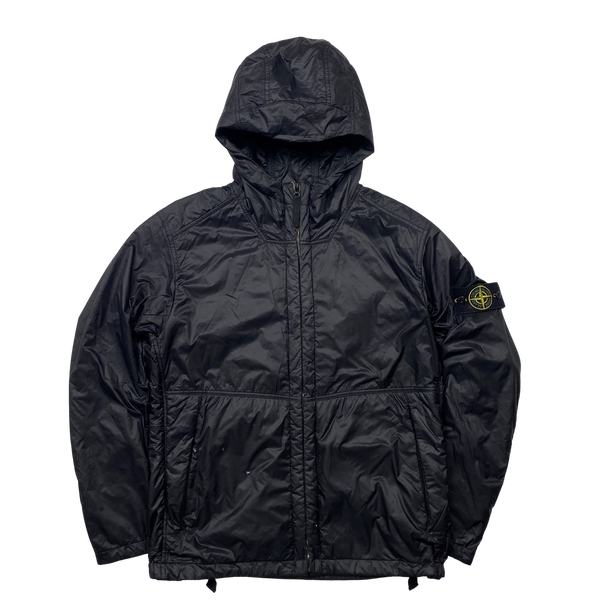 Stone Island Black Micro Rip Stop Primaloft Insulated Jacket - Large