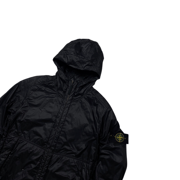 Stone Island Black Micro Rip Stop Primaloft Insulated Jacket - Large