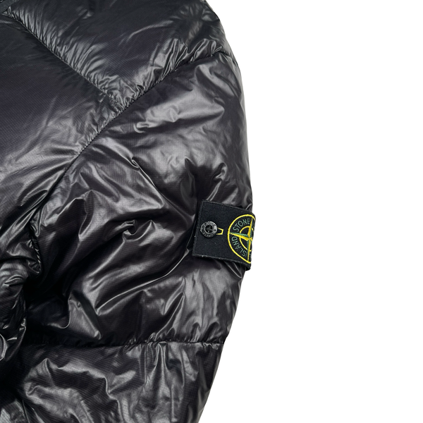Stone Island 2017 Black Pertex Quantum Y Down Puffer Jacket - XL