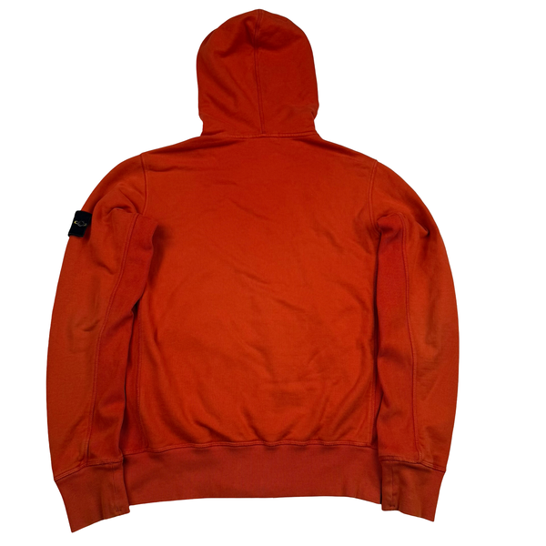 Stone Island 2014 Red Zipped Hoodie - Medium