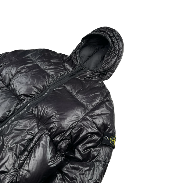 Stone Island 2017 Black Pertex Quantum Y Down Puffer Jacket - XL
