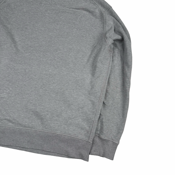 Stone Island 2021 Grey Pullover Cotton Hoodie - Medium