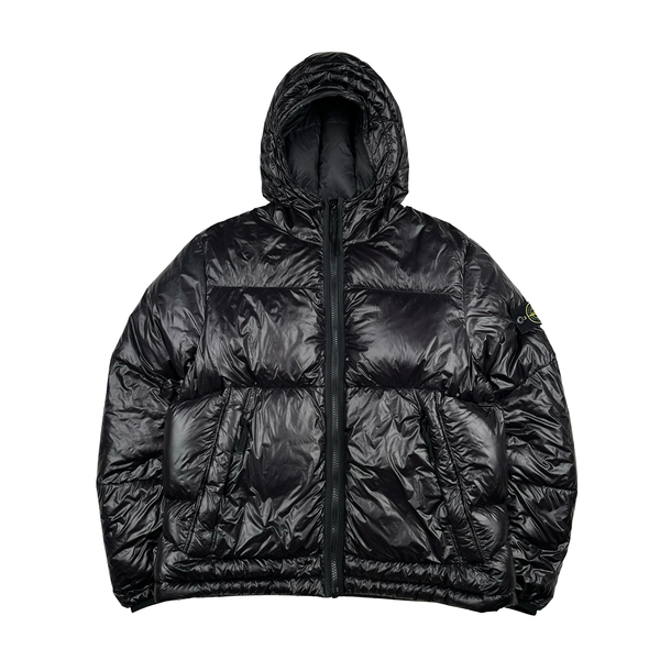Stone Island 2017 Black Pertex Quantum Y Down Puffer Jacket - XL
