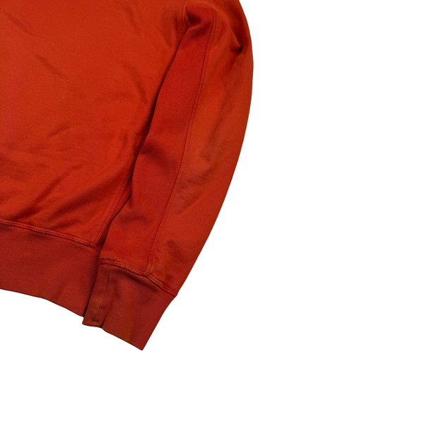 Stone Island 2014 Red Zipped Hoodie - Medium