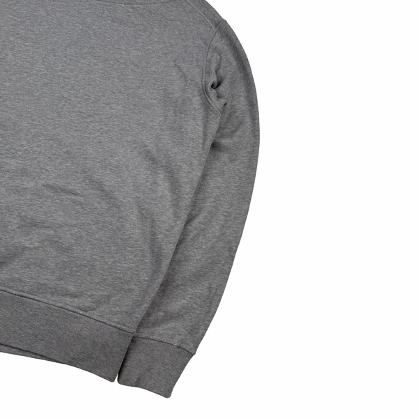 Stone Island 2022 Grey Pullover Cotton Hoodie - Medium