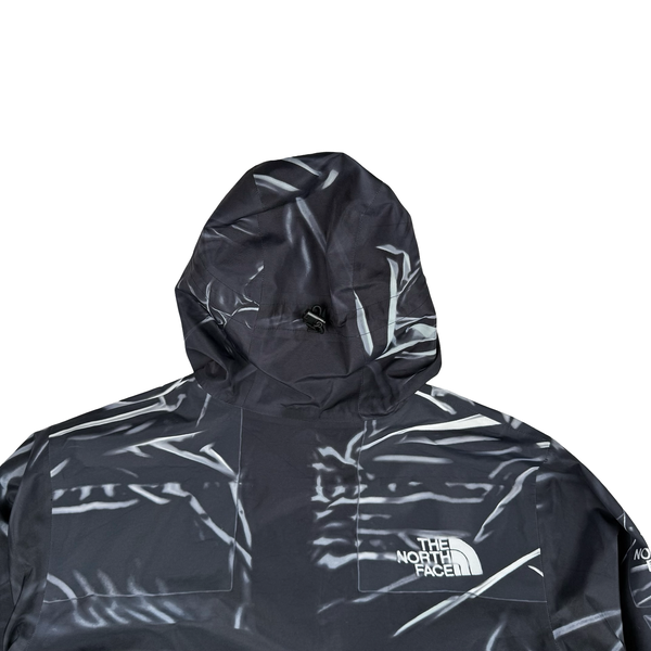 Supreme X North Face Black 2023 Graphic Printed Taped Seam shell Jacket - Large