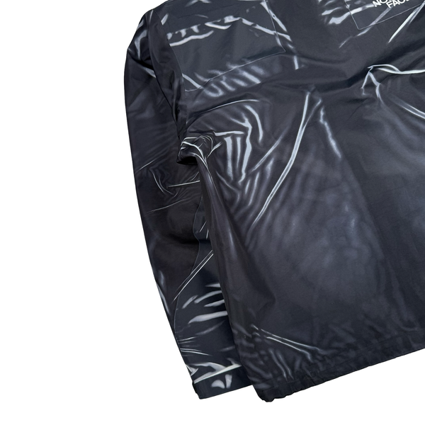 Supreme X North Face Black 2023 Graphic Printed Taped Seam shell Jacket - Large