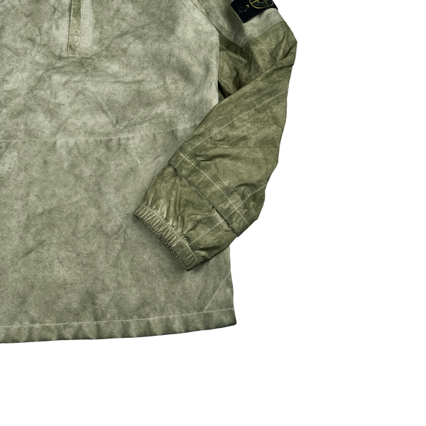 Stone Island 2020 Membrana+Oxford 3L Green Dust Colour Smock Jacket - Small