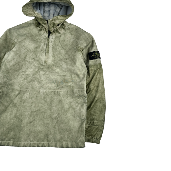Stone Island 2020 Membrana+Oxford 3L Green Dust Colour Smock Jacket - Small