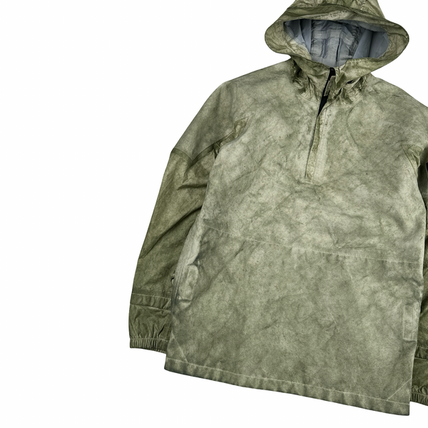 Stone Island 2020 Membrana+Oxford 3L Green Dust Colour Smock Jacket - Small
