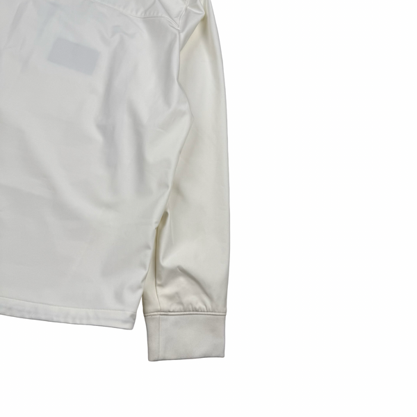CP Company White Soft Shell R Goggle Hooded Zipped Jacket - 3XL (56)