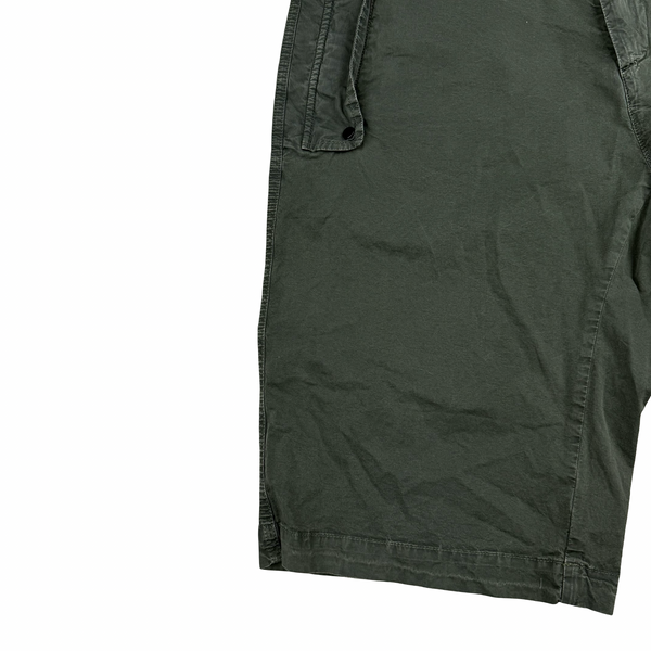 CP Company Sage Green Lens Viewer Cargo Shorts - Medium