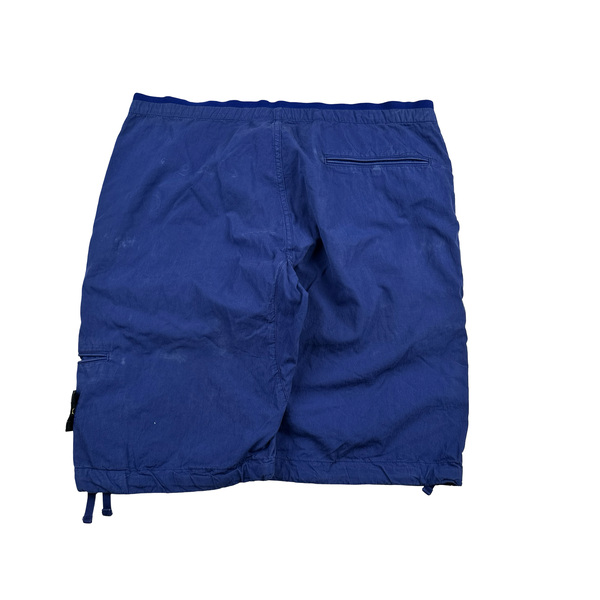 Stone Island 2012 Blue Cotton Cargo Shorts - 30"