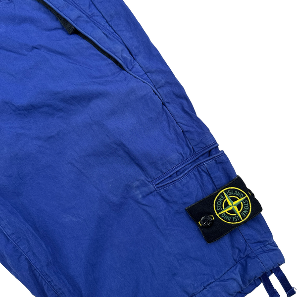Stone Island 2012 Blue Cotton Cargo Shorts - 30"