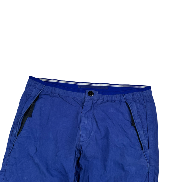 Stone Island 2012 Blue Cotton Cargo Shorts - 30"