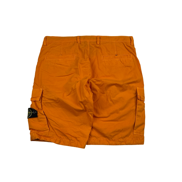 Stone Island 2013 Orange Cargo Shorts - 34"