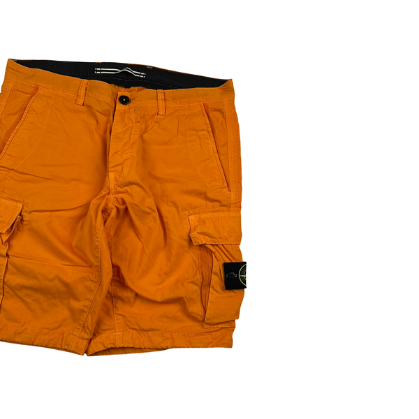 Stone Island 2013 Orange Cargo Shorts - 34"