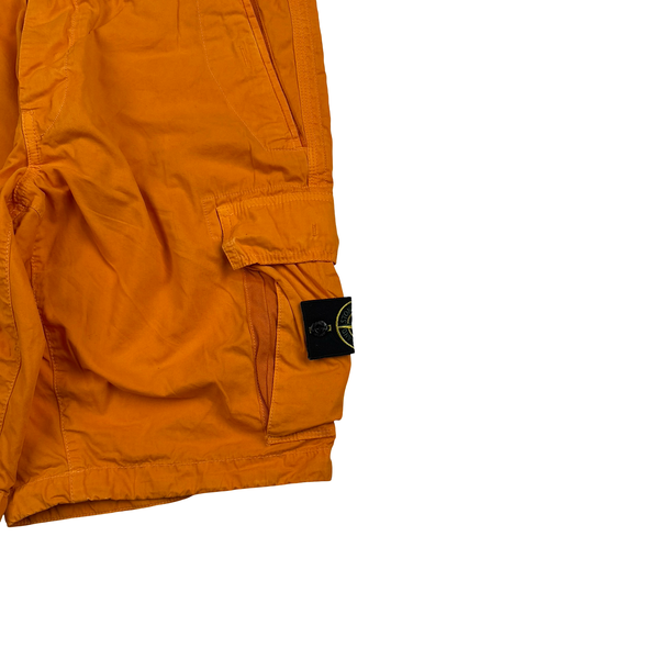 Stone Island 2013 Orange Cargo Shorts - 34"