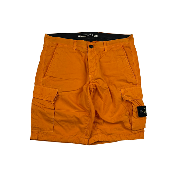 Stone Island 2013 Orange Cargo Shorts - 34"