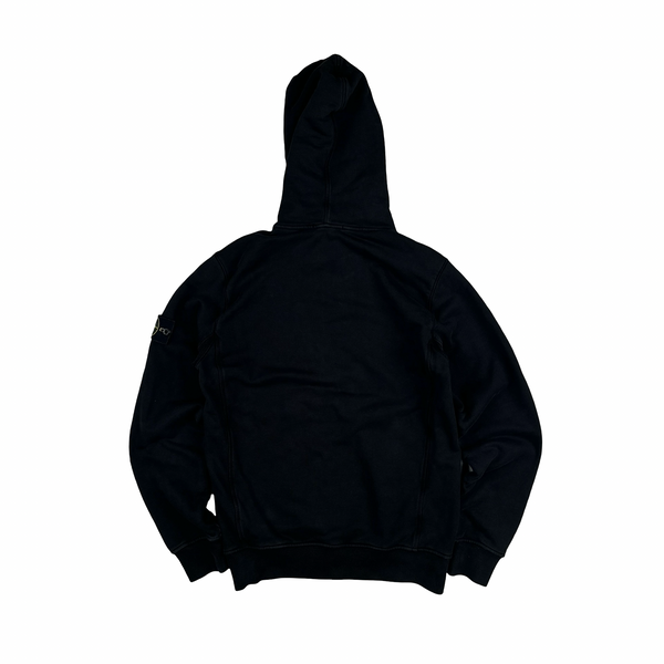 Stone Island 2019 Black Pullover Hoodie - Medium